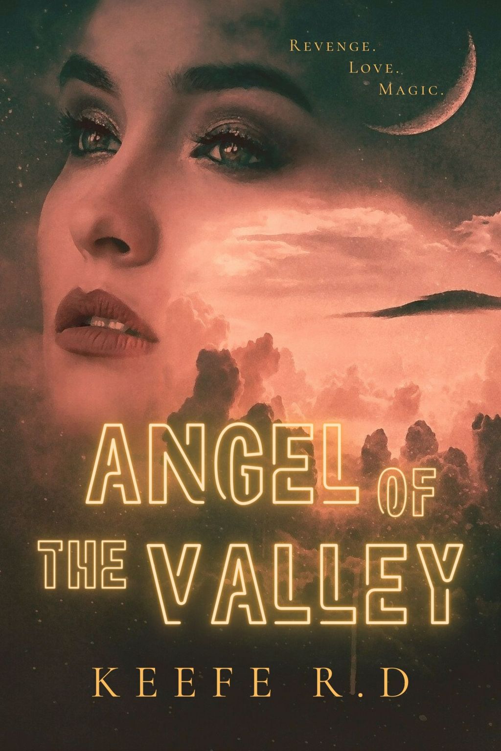 New Cover Re-touched for “Angel of the Valley”